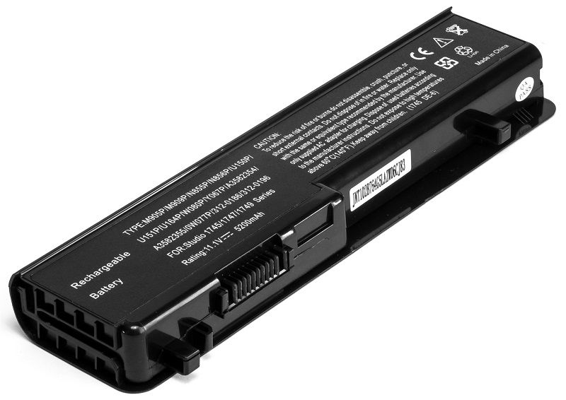 

Акумулятор PowerPlant для DELL Studio 1747 ( M909P DE1745-6/1747) 11.1V 5200mAh (NB00000178)