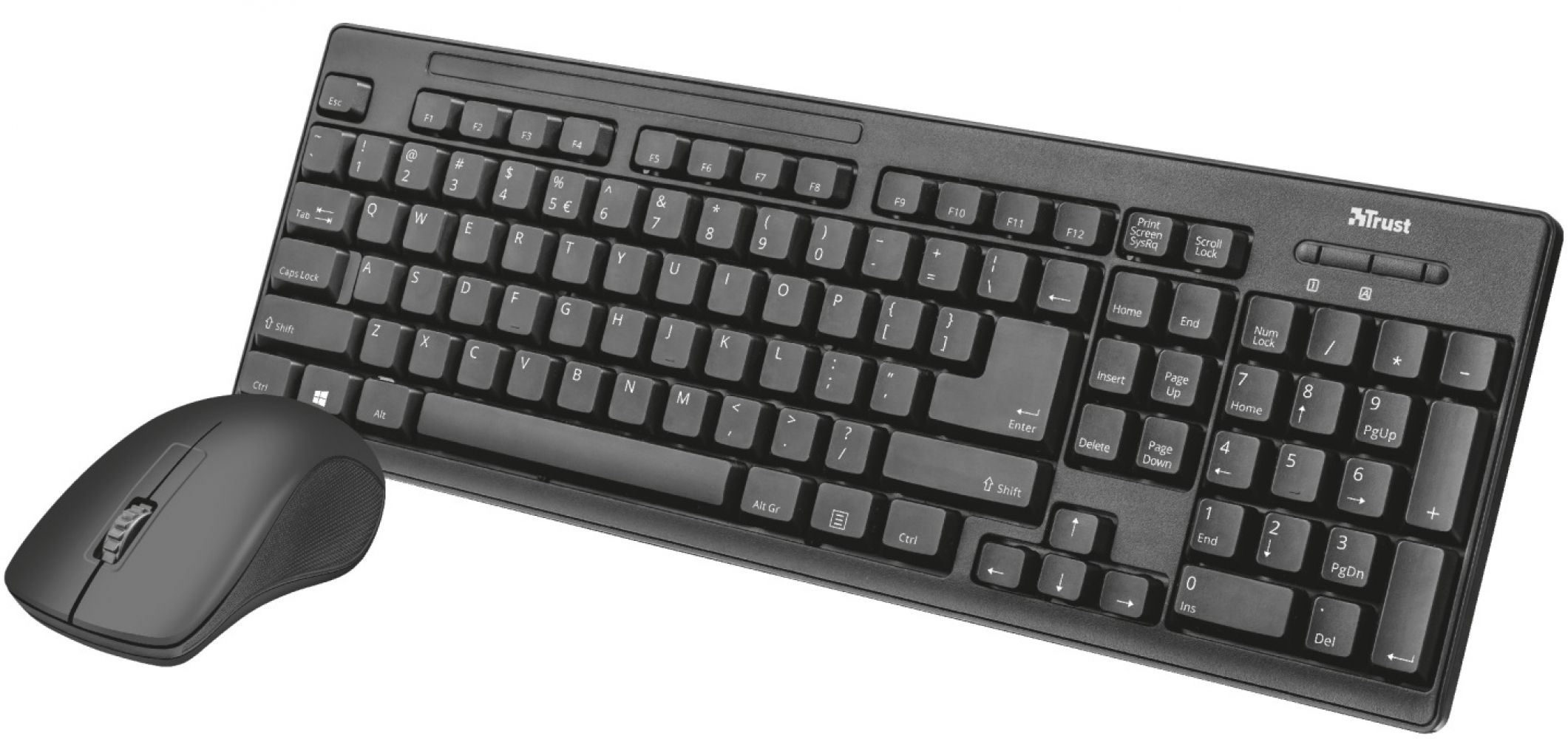 

Комплект бездротовий TRUST Ziva Wireless Keyboard with mouse (22021)