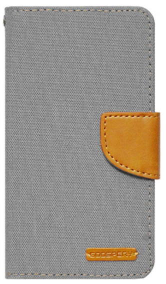 

Чохол-книжка Goospery Canvas Diary Universal 4.0 Grey