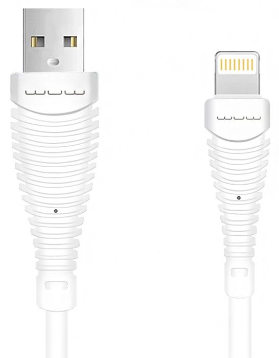 

Кабель USB WUW X76 lightning 1m 1A White