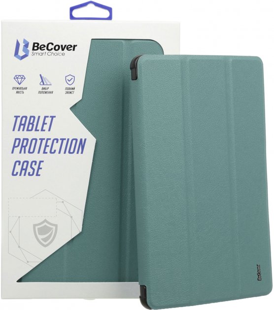 

Обкладинка BeCover Tri Fold Soft TPU для Apple iPad 10.2 2019/2020/2021 (706736) Green