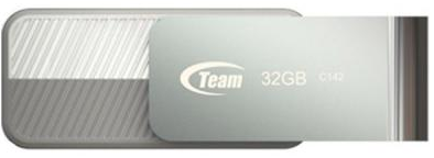 

USB флеш накопичувач Team C142 32GB (TC14232GW01) White