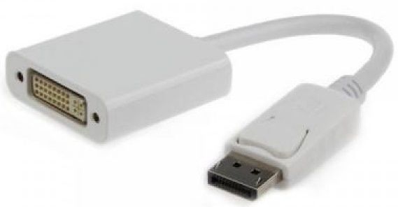 

Адаптер Cablexpert DisplayPort - DVI 0.1 м (A-DPM-DVIF-002-W) White