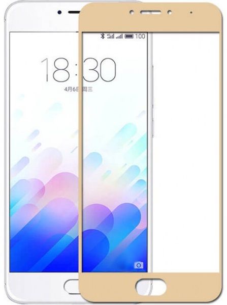 

Защитное стекло Full Screen Meizu M3 Note Gold