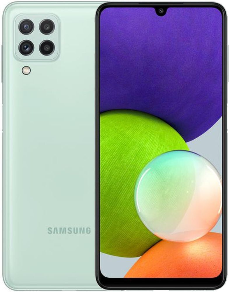 

Смартфон Samsung Galaxy A22 4/128GB (SM-A225FLGGSEK) Light Green