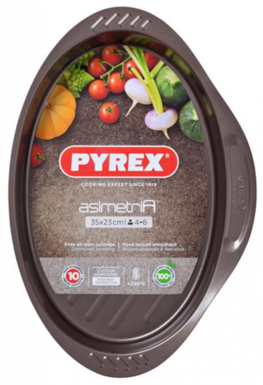 

Форма для випічки Pyrex Asimetria 35 x 23 см Овальна (AS35OR0) Brown