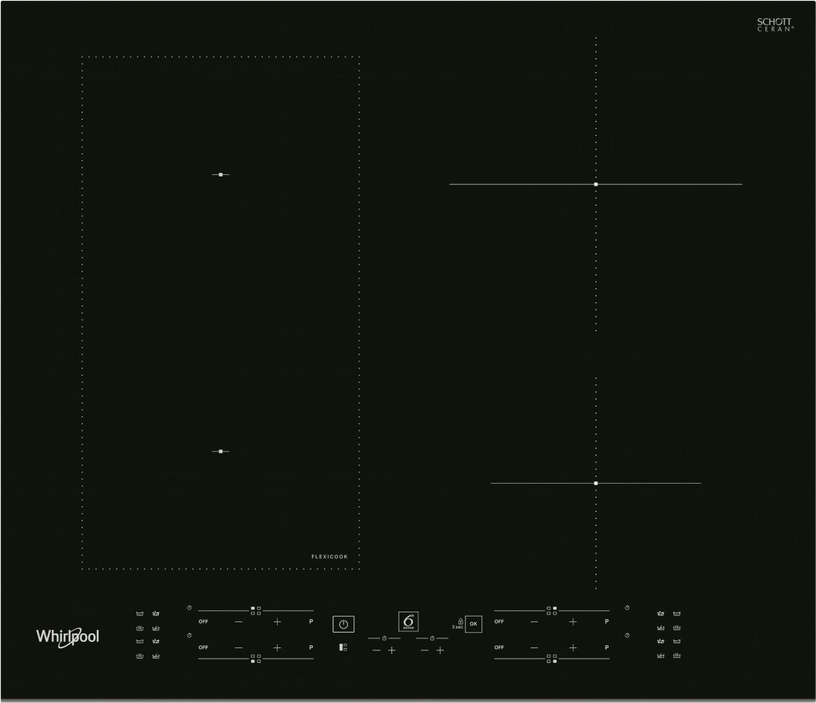 

Варильна поверхня електрична WHIRLPOOL WL B1160 BF