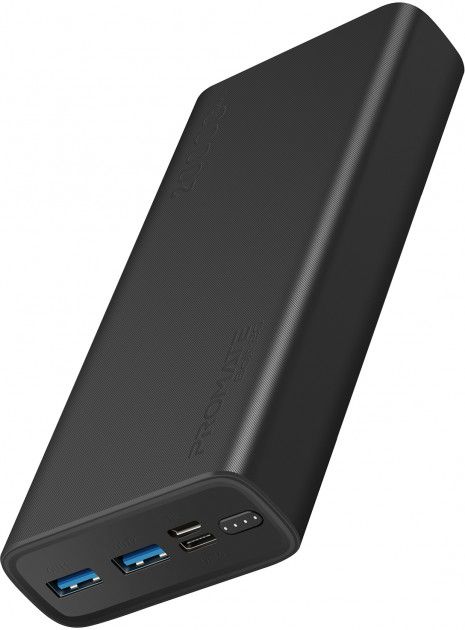 

УМБ Promate Bolt-20 20000 mAh Black