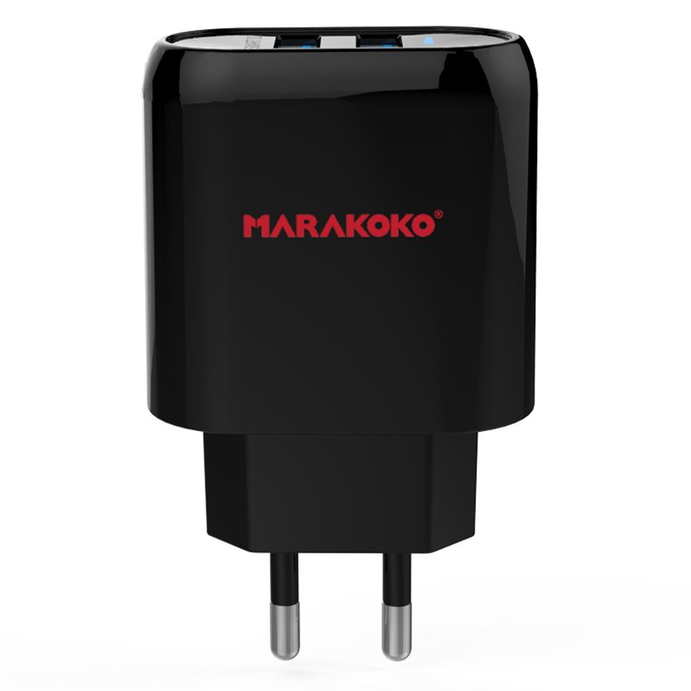 

Зарядний пристрій Marakoko MA16 2USB 2.4A + microUSB cable Black