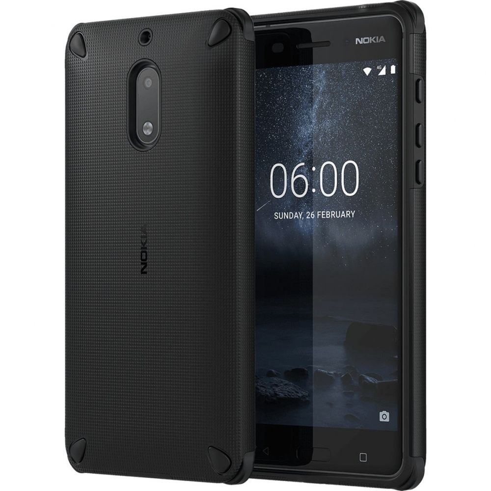 

Накладка Nokia Rugged Impact Case CC-501 for Nokia 6 Black