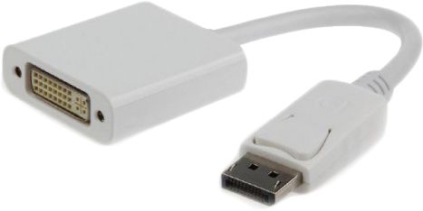 

Адаптер Cablexpert DisplayPort - DVI 0.1 м (AB-DPM-DVIF-002-W) White