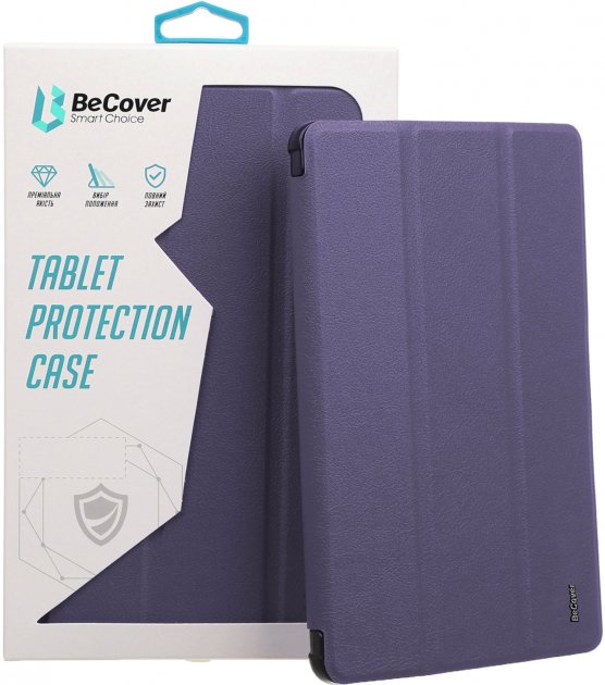 

Обкладинка BeCover Tri Fold Soft TPU для Apple iPad 10.2 2019/2020/2021 (706739) Purple