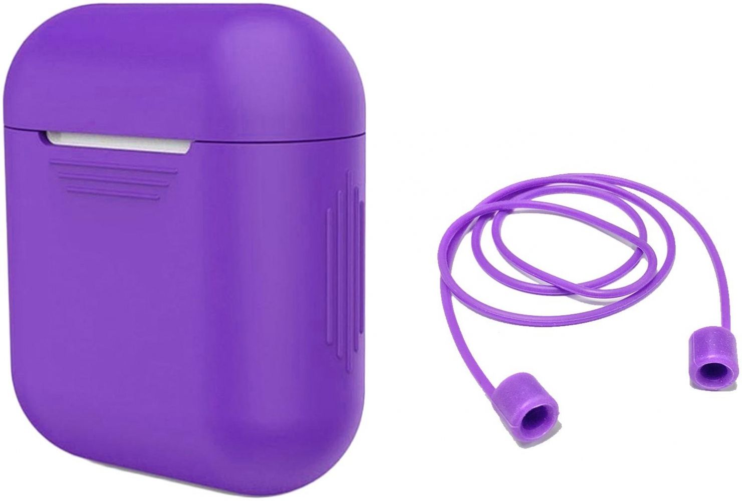 

Чехол для наушников Armorstandart Silicone Case with strap для Apple AirPods (ARM50484) Violet