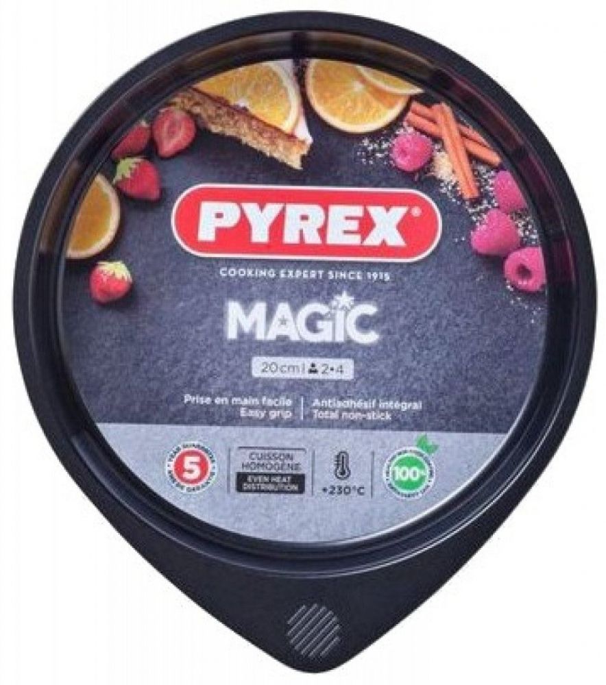 

Форма для випічки Pyrex Magic 20 см Кругла (MG20BA6) Black