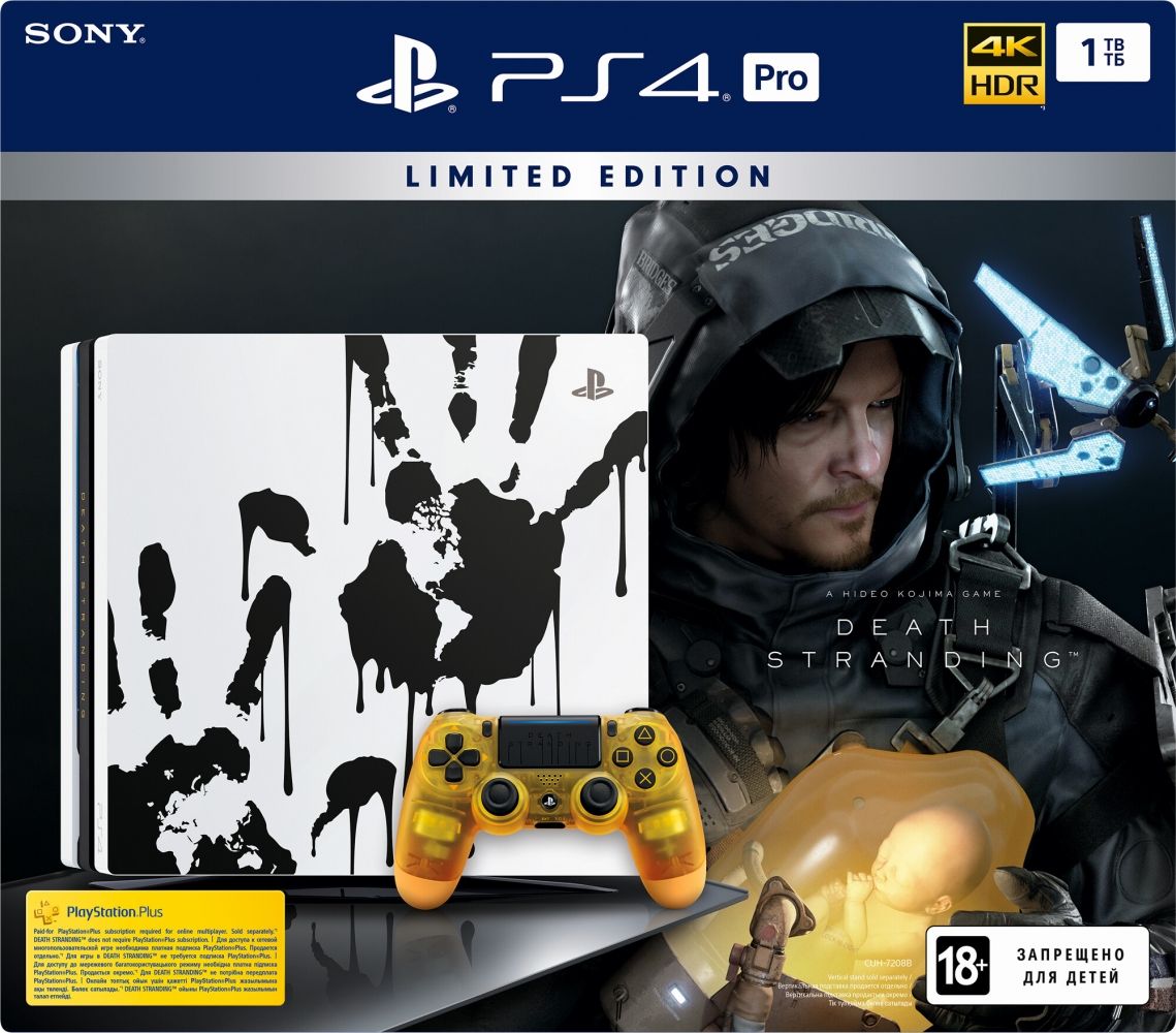 Игровая приставка ﻿Sony PlayStation 4 Pro 1TB LE (CUH-7208B) + Death  Stranding - купить в Киеве, Украине | Цены, отзывы в интернет-магазине  TTT.ua