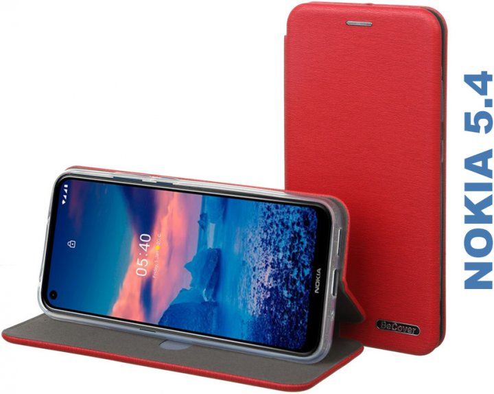 

Чохол-книжка BeCover Exclusive для Nokia 5.4 (705733) Burgundy Red