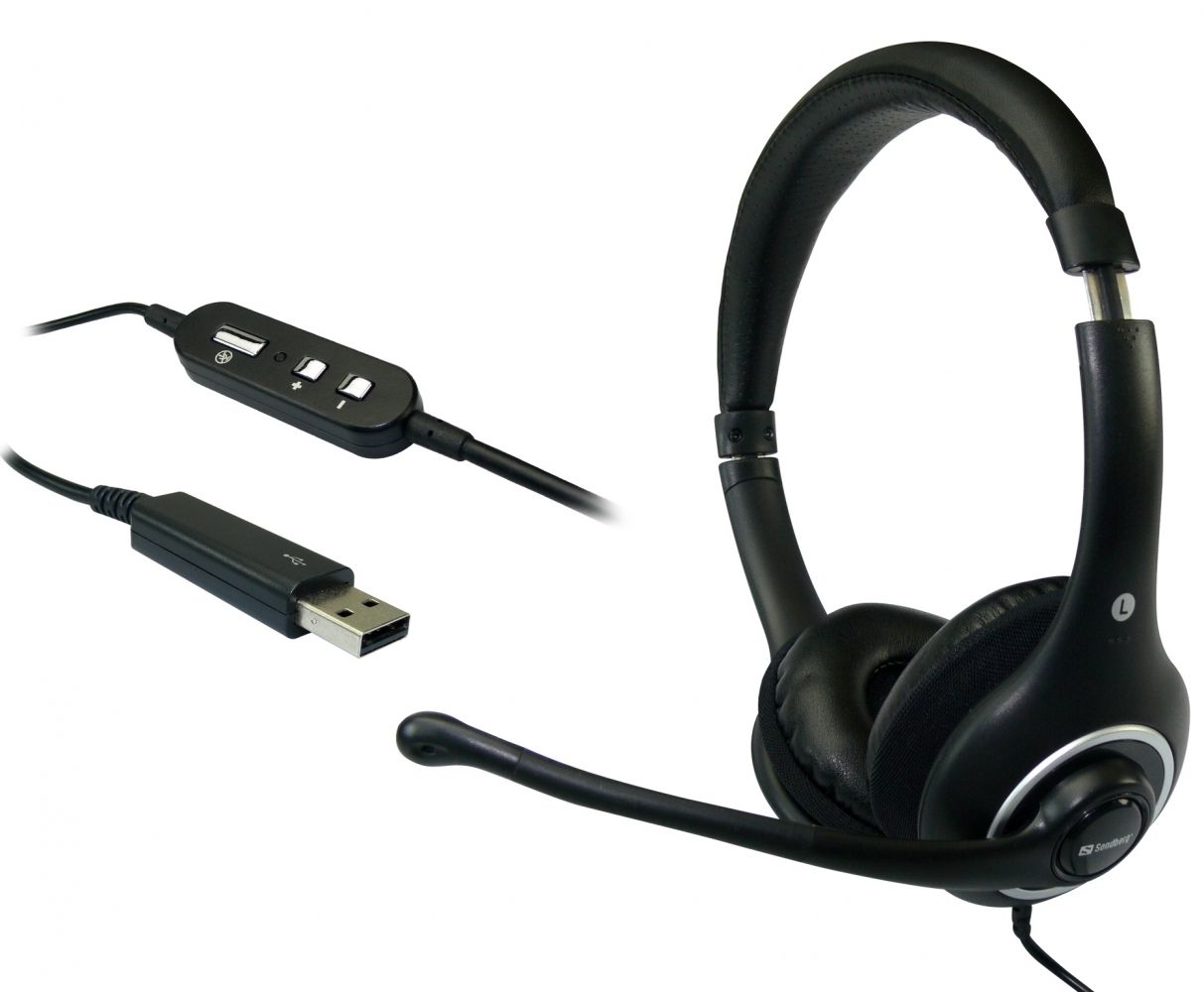 

Наушники Sandberg Plug'n Talk Headset USB (125-95) Black