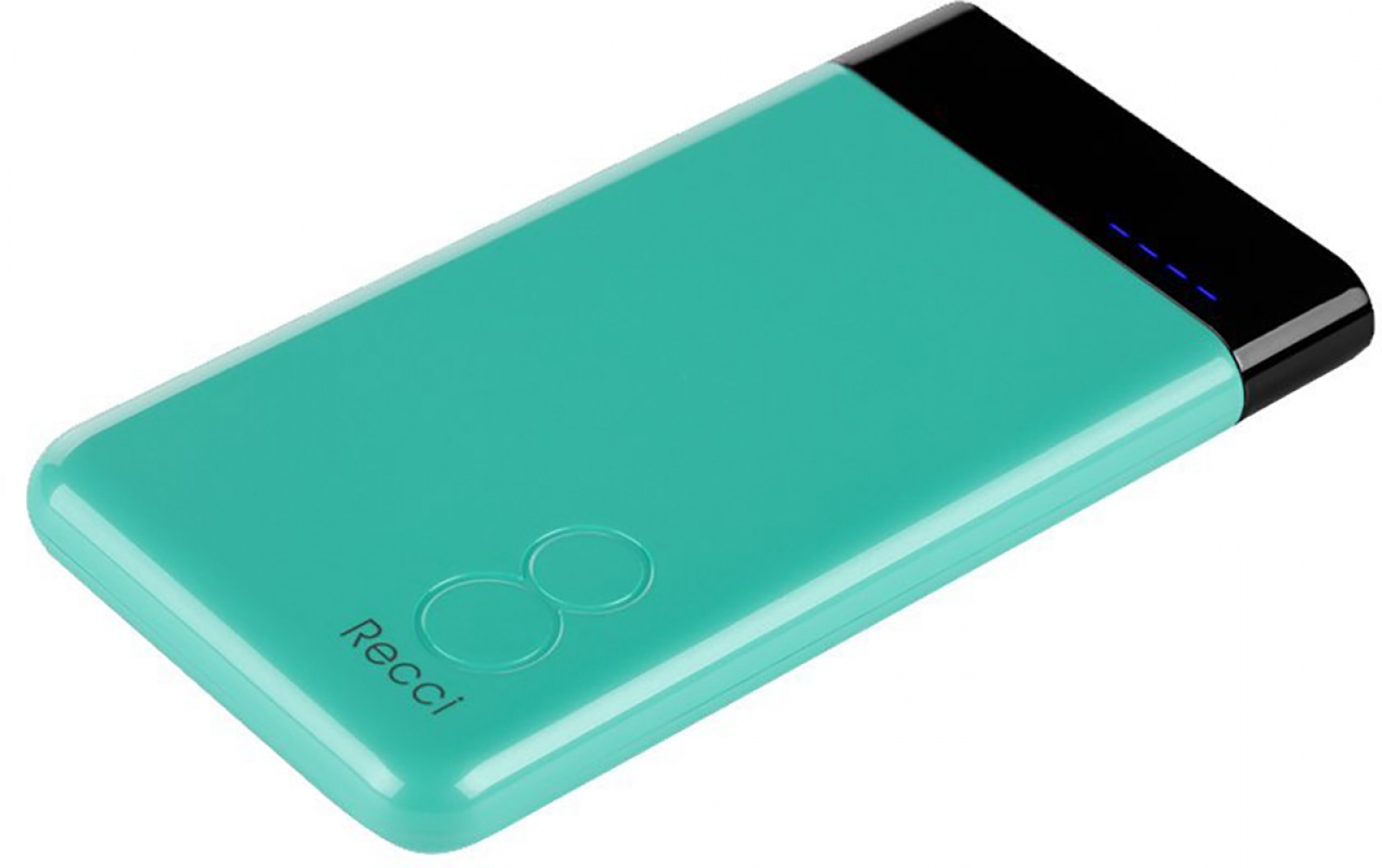 

Портативная батарея Recci RE-8000 Eight Power Bank Power IQ 1A/2.1А Li-Pol 8000 mAh Green