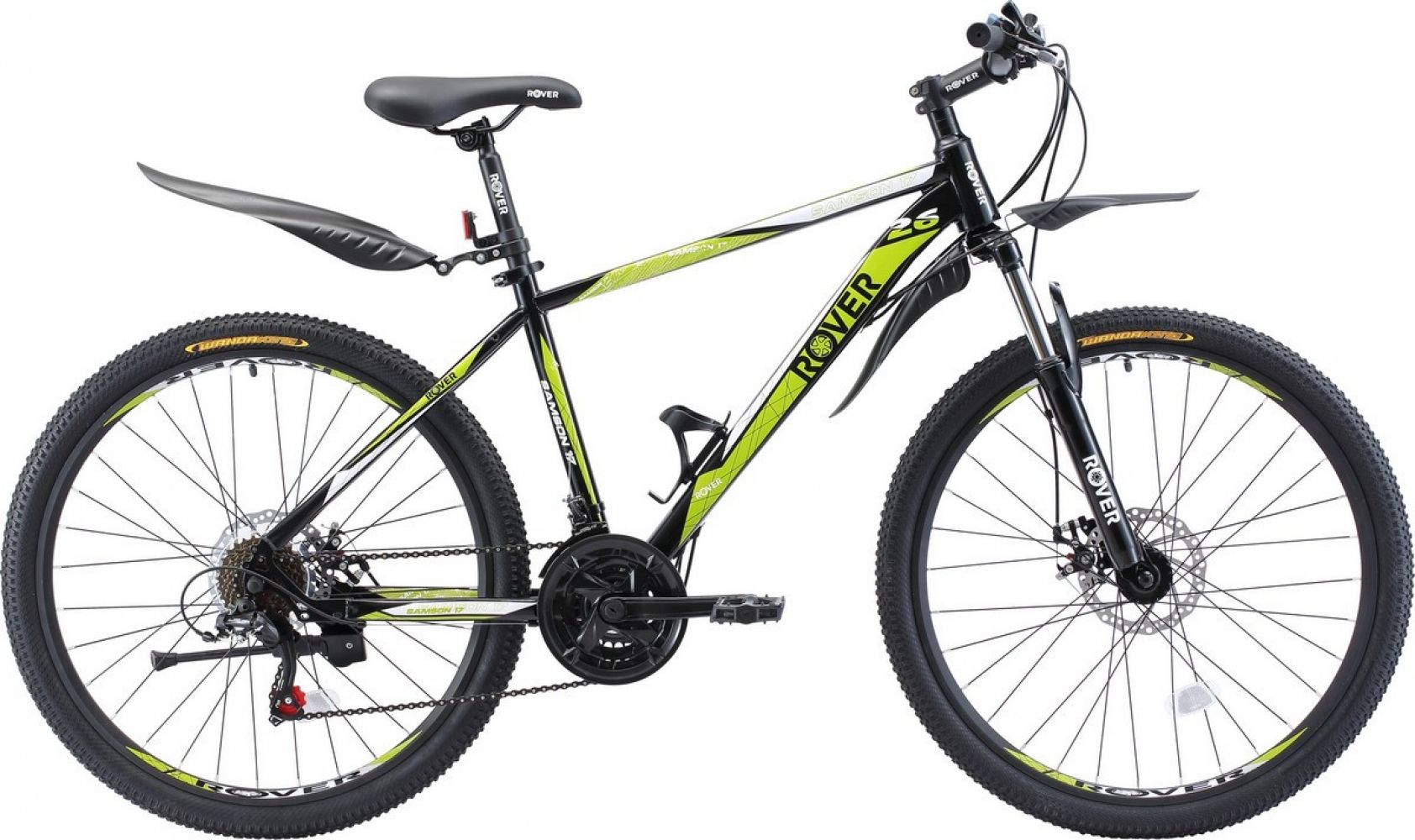 

Велосипед Rover Samson 26"17" 2019 Black/Green/White