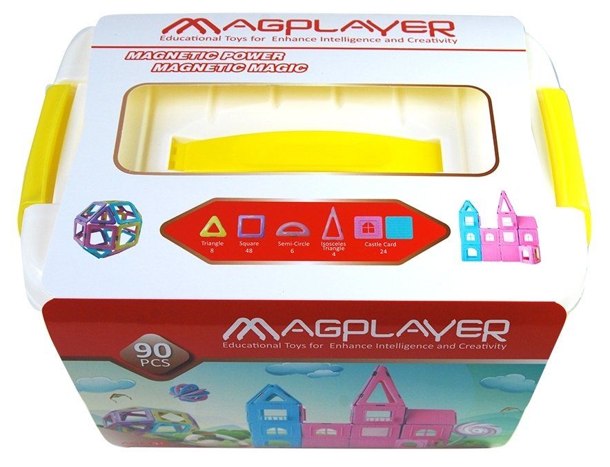 

Магнитный конструктор MagPlayer бокс 90 эл. (MPT2-90)