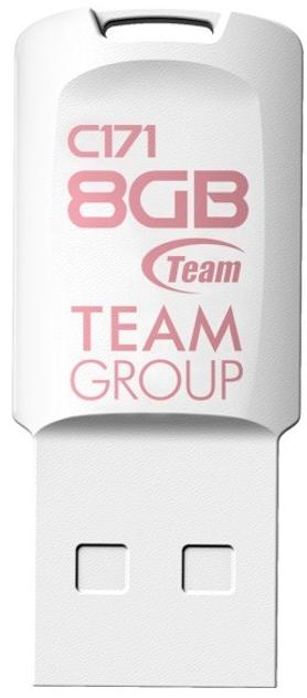 

USB флеш накопичувач Team C171 USB 2.0 8GB (TC1718GW01) White