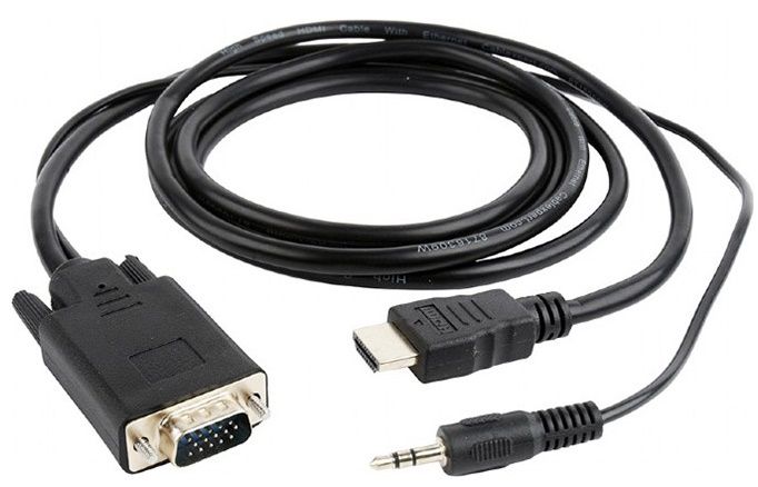 

Адаптер Cablexpert HDMI to VGA and audio 3 м (A-HDMI-VGA-03-10)