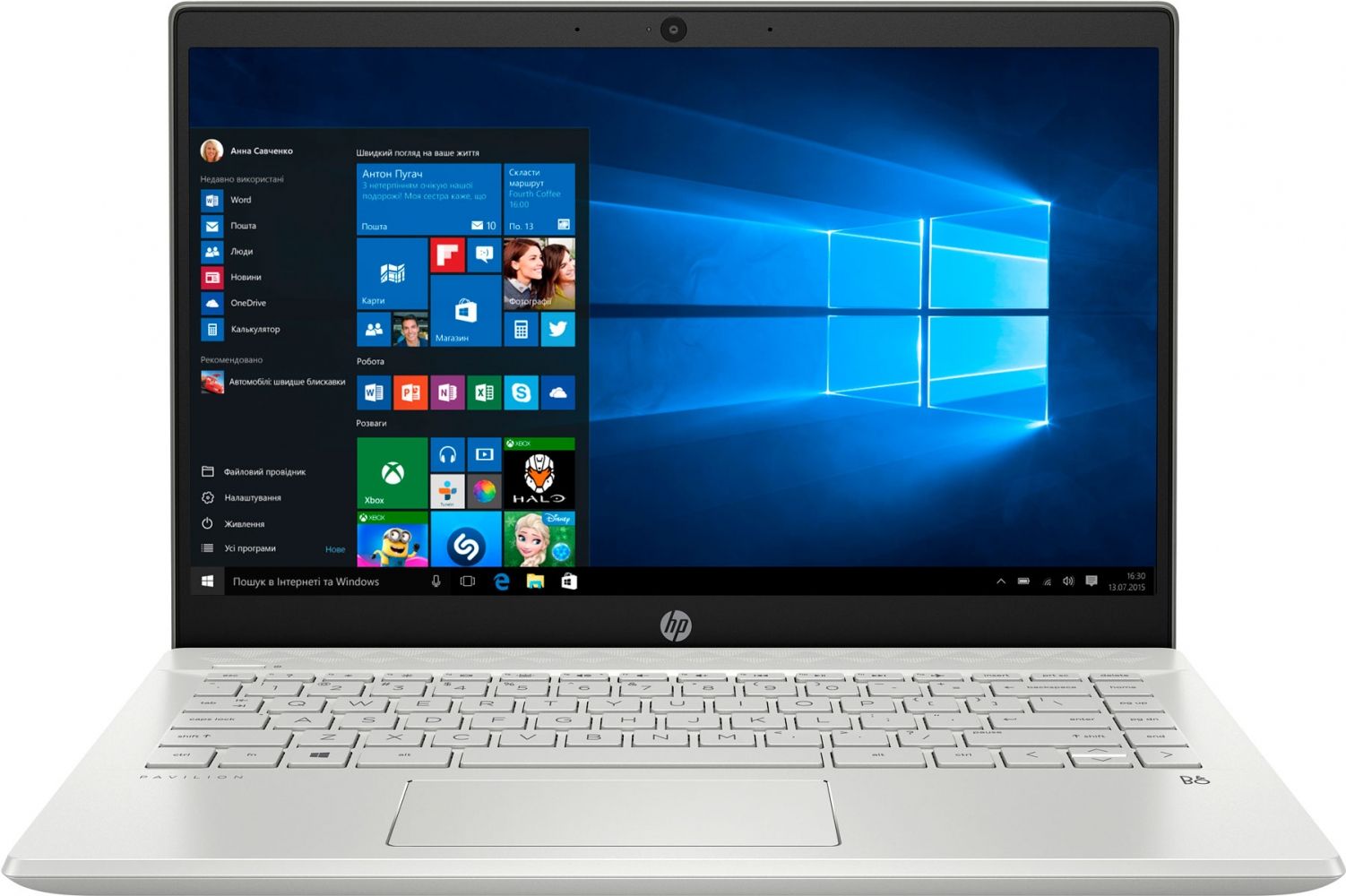 

Ноутбук HP Pavilion 14-ce2028ur (7VS60EA) Silver