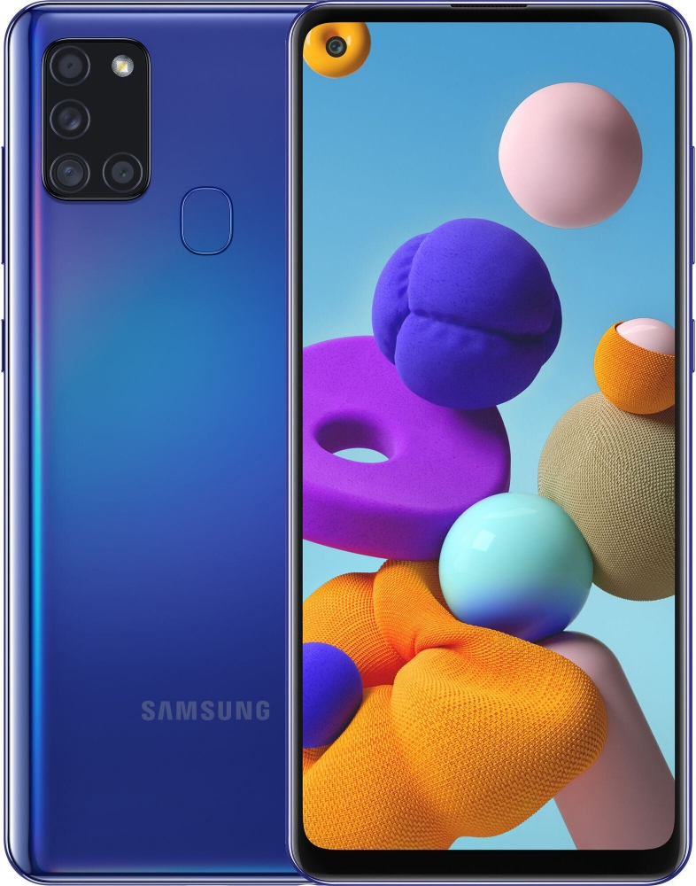 

Смартфон Samsung Galaxy A21s 4/64GB (SM-A217FZBOSEK) Blue