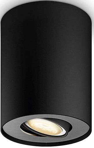 

Смарт-светильник PHILIPS Pillar Hue single spot 1x5.5W (56330/30/P7) Black