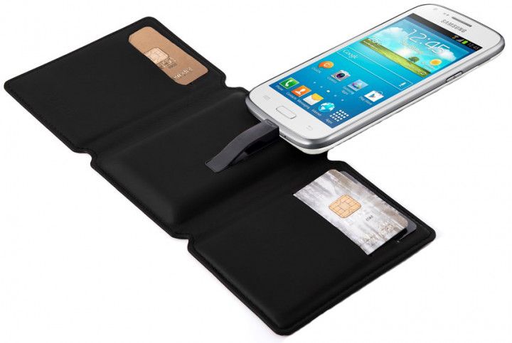 

УМБ Seyvr Leather Wallet + Micro-USB (ARM56827) Black