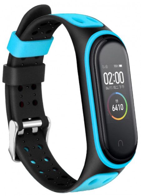 

Ремінець BeCover Colour Style для Xiaomi Mi Smart Band 5 (705154) Black-Blue