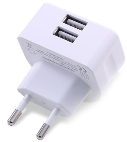 

Мережевий зарядний пристрій Remax 2хUSB 2.1A (RMT7188-EU-WHITE) White