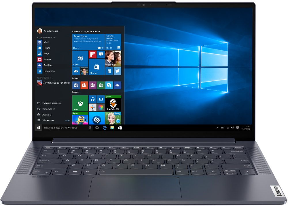 

Ноутбук Lenovo Yoga Slim 7 14IIL05 (82A100HKRA) Slate Grey