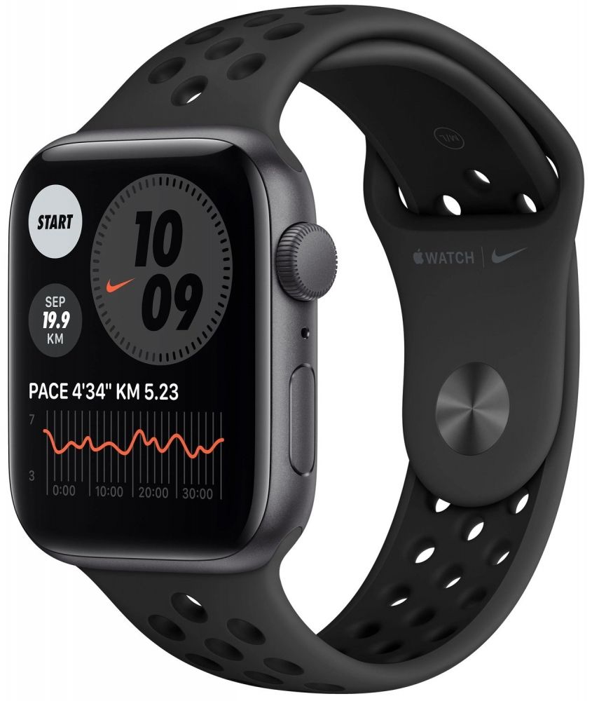 Apple Watch Nike SE 44mm Space Grey Aluminium Case with Anthracite Black Nike Sport Band MYYK2 MYYK2UL A TTT.ua