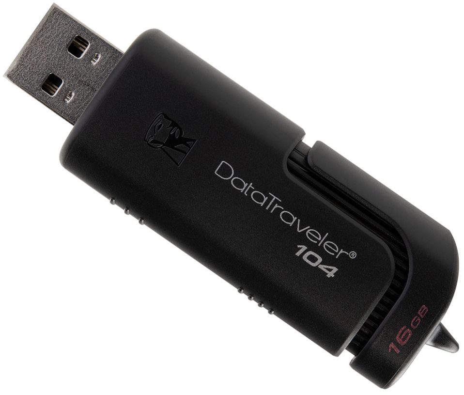 

USB флеш накопитель Kingston DataTraveler 104 16 ГБ (DT104/16GB)