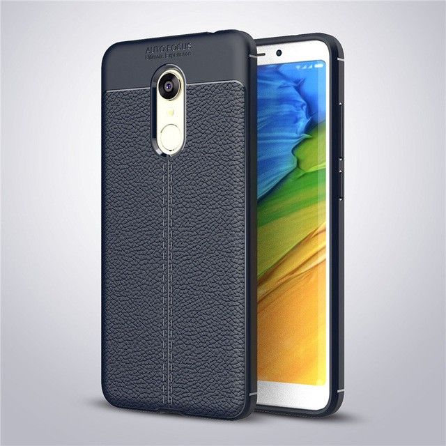 

Накладка TPU Leather AF Back Cover Xiaomi Redmi 5 Plus Blue