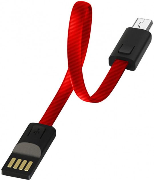 

Кабель ColorWay USB — MicroUSB (брелок) 2.4 A 22 см (CW-CBUM022-RD) Red