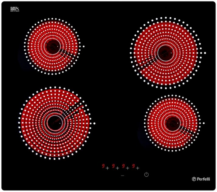 

Варильна поверхня електрична PERFELLI VH 6103 BL