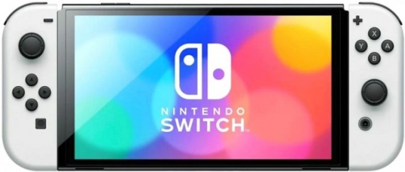 Ігрова консоль Nintendo Switch OLED (045496453435) White