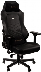 Крісло геймерське NOBLECHAIRS Hero Real Leather (NBL-HRO-RL-BLA) Black