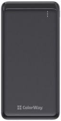 УМБ ColorWay 10000 mAh Slim 18W (CW-PB100LPG3BK-PD) Black