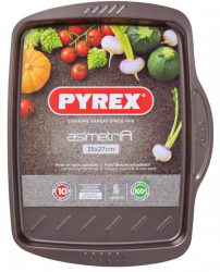 Форма для випічки Pyrex Asimetria 35 x 27 см Прямокутна (AS35RR0) Brown