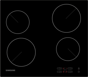 Варильна поверхня електрична SAMSUNG NZ64T3506AK/WT