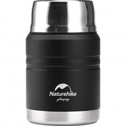 Термос Naturehike Outdoor Stew Beaker 0.5л (NH20SJ041) Black