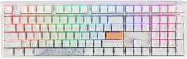 Клавиатура Ducky One 3 Cherry MX Blue RGB UA USB (DKON2108ST-CUAPXPWWWSC1) White - фото  - интернет-магазин электроники и бытовой техники TTT