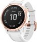 Часы Garmin Fenix 6S Pro Rose Gold-tone with White Band (010-02159-11) - фото  - интернет-магазин электроники и бытовой техники TTT