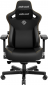 Кресло геймерское Anda Seat Kaiser 3 Size L (AD12YDC-L-01-B-PV/C) Black  - фото  - интернет-магазин электроники и бытовой техники TTT