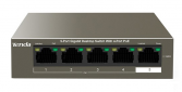 Коммутатор Tenda TEG1105P-4-63W 5xGE 5-Port Gigabit Desktop Switch (TEG1105P-4-63W) - фото  - интернет-магазин электроники и бытовой техники TTT