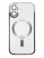 Панель BeCover TPU Chrome Case (MagSafe) для Apple iPhone 16 (712073) Silver - фото  - интернет-магазин электроники и бытовой техники TTT