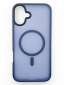 Панель BeCover Metal Buttons Case MagSafe для Apple iPhone 16 (712091) Blue - фото  - интернет-магазин электроники и бытовой техники TTT